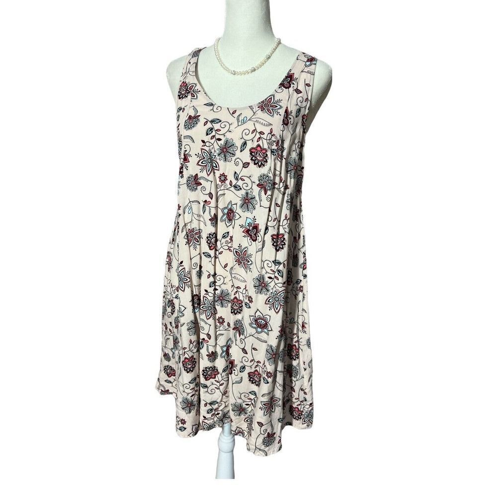 H&M Light Pink Floral Dress Sleeveless Size 6